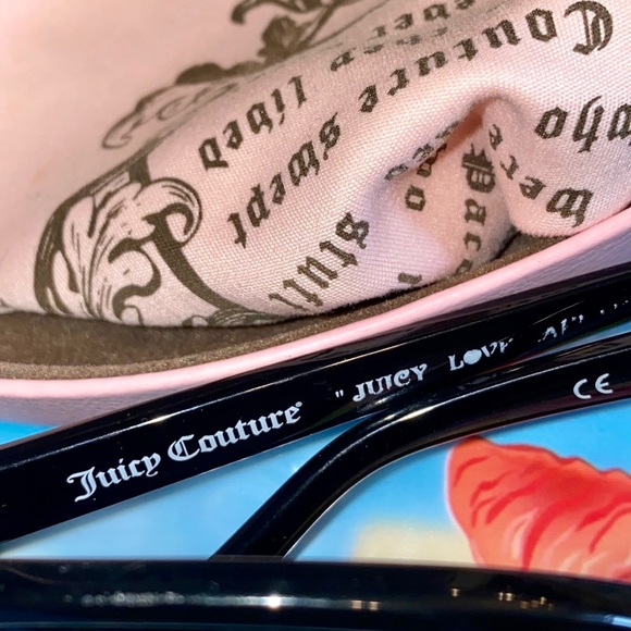 🍀 Juicy Couture Sunglasses W/ Four Leaf Clover! - Picture 12 of 14